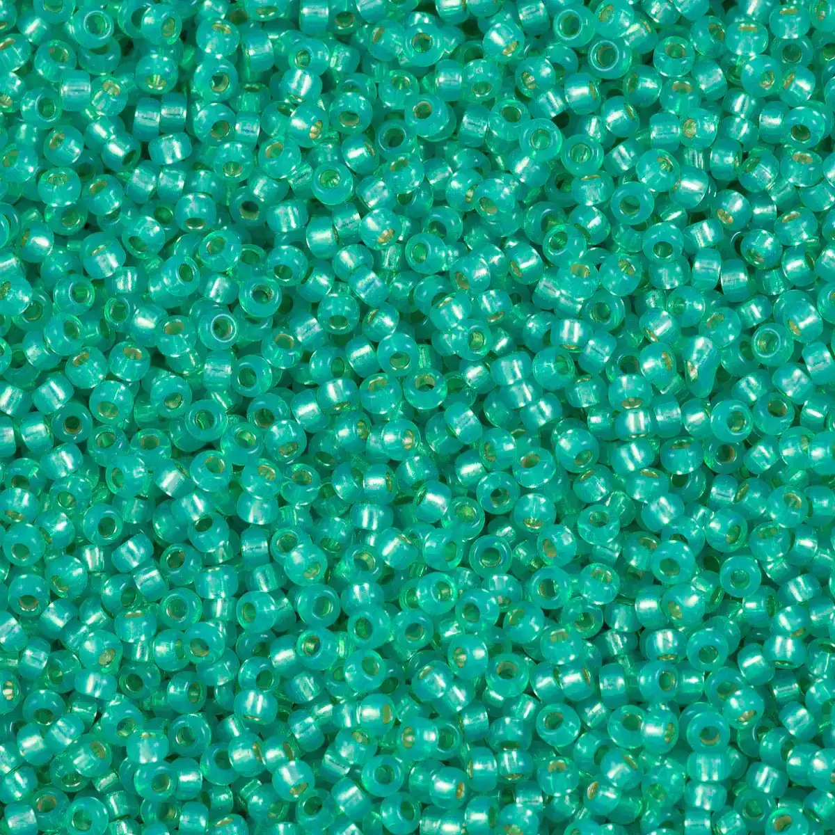 Miyuki 8/0 Seed Beads, 8-0572, Seafoam Silver Lined Alabaster, 10g