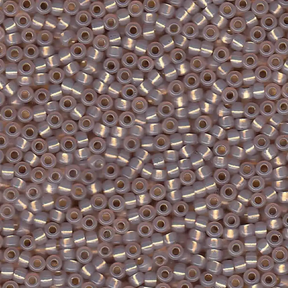 Miyuki 8/0 Seed Beads, 8-0579, Smoky Light Rose Silver Lined Alabaster, 10g
