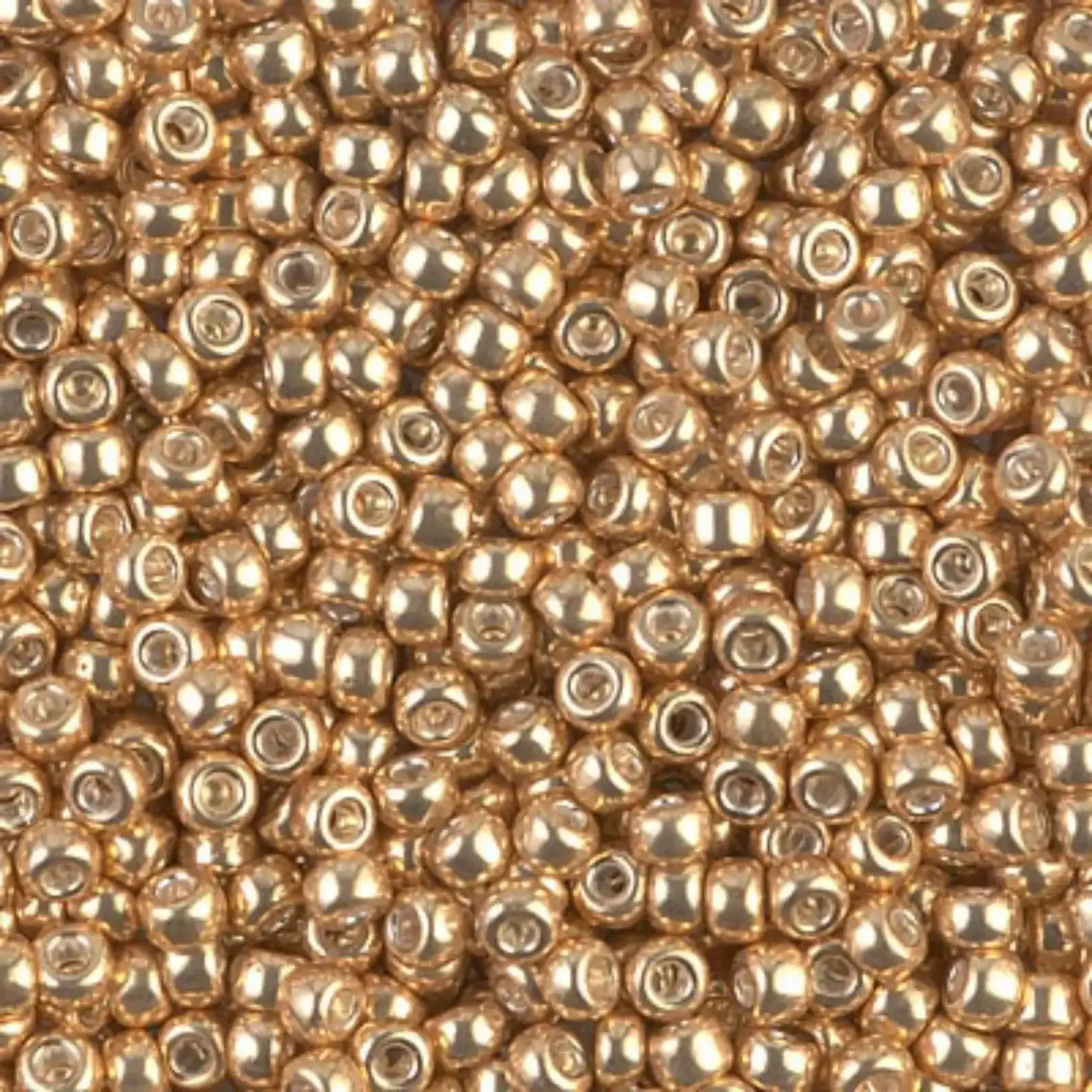 Miyuki 8/0 Seed Beads, 8-1052, Galvanized Gold, 10g