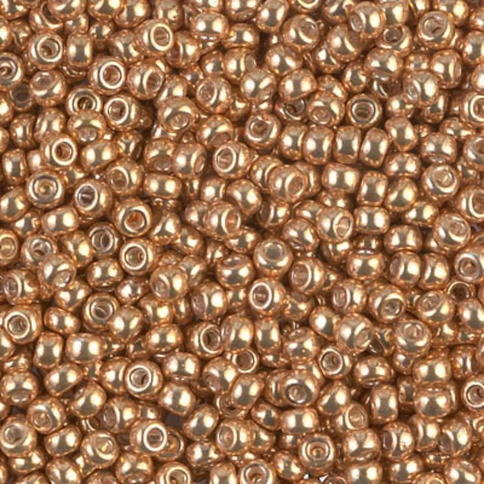 Miyuki 8/0 Seed Beads, 8-1053, Galvanized Yellow Gold, 10g
