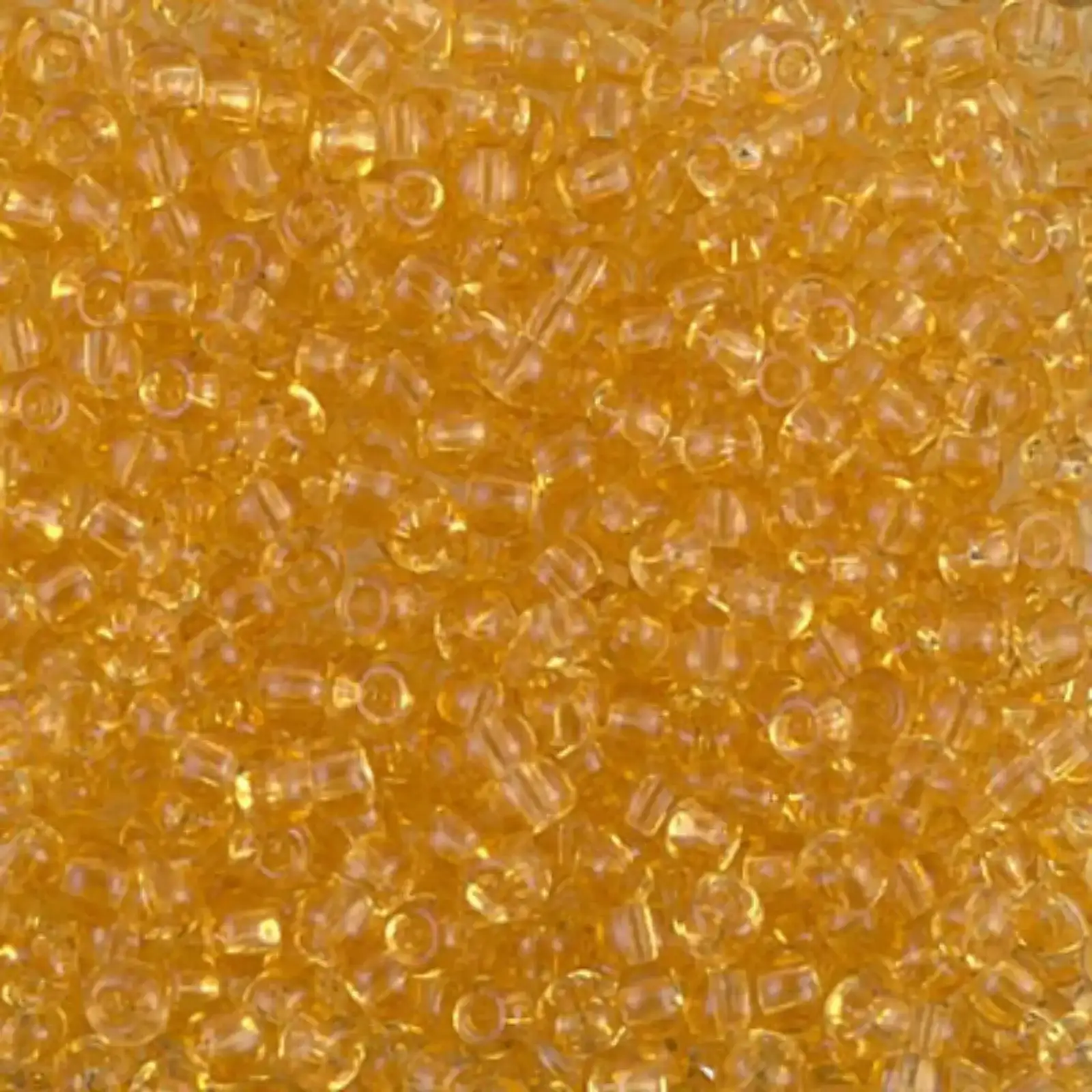 Miyuki 8/0 Seed Beads, 8-132, Transparent Light Topaz, 10g