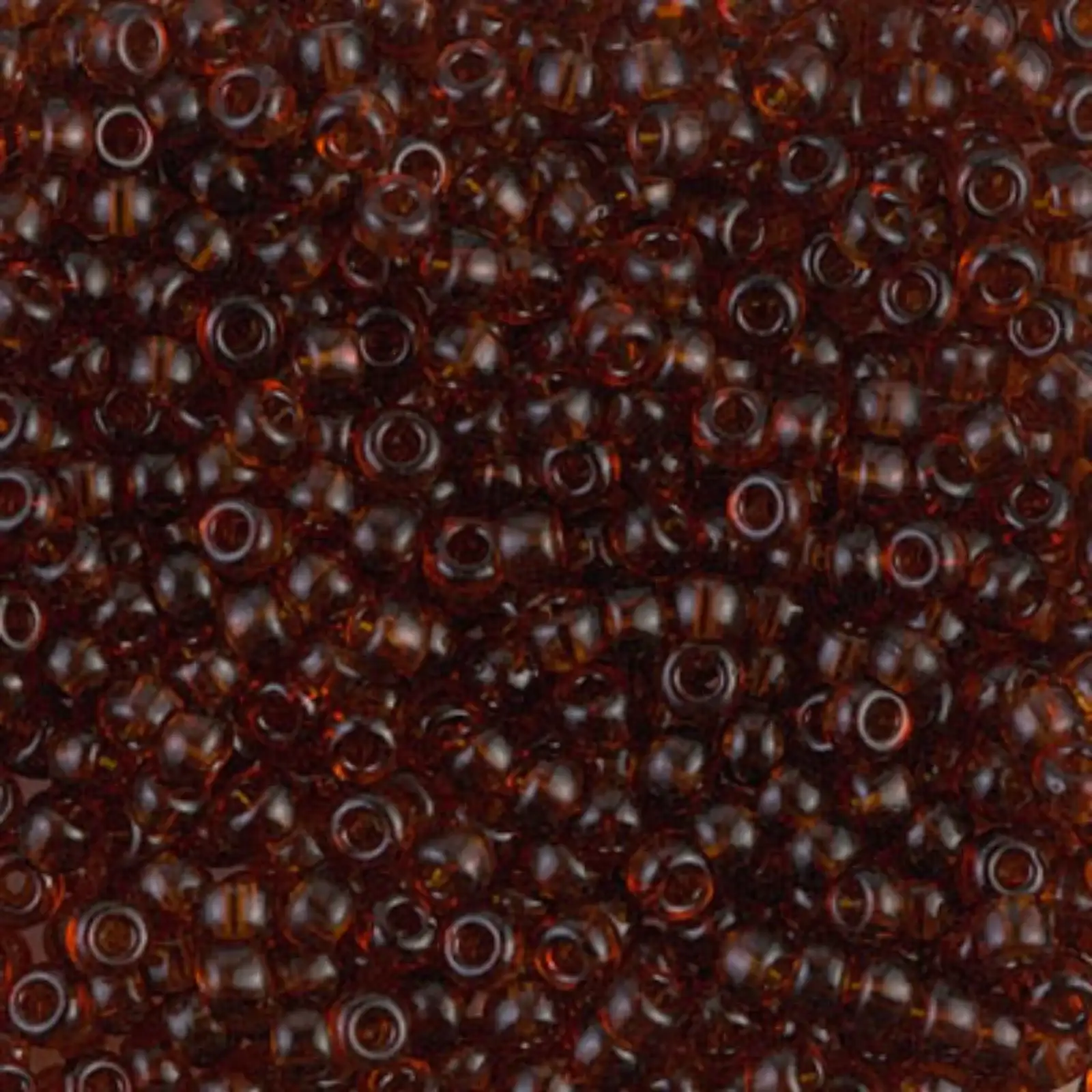 Miyuki 8/0 Seed Beads, 8-134, Transparent Dark Topaz, 10g