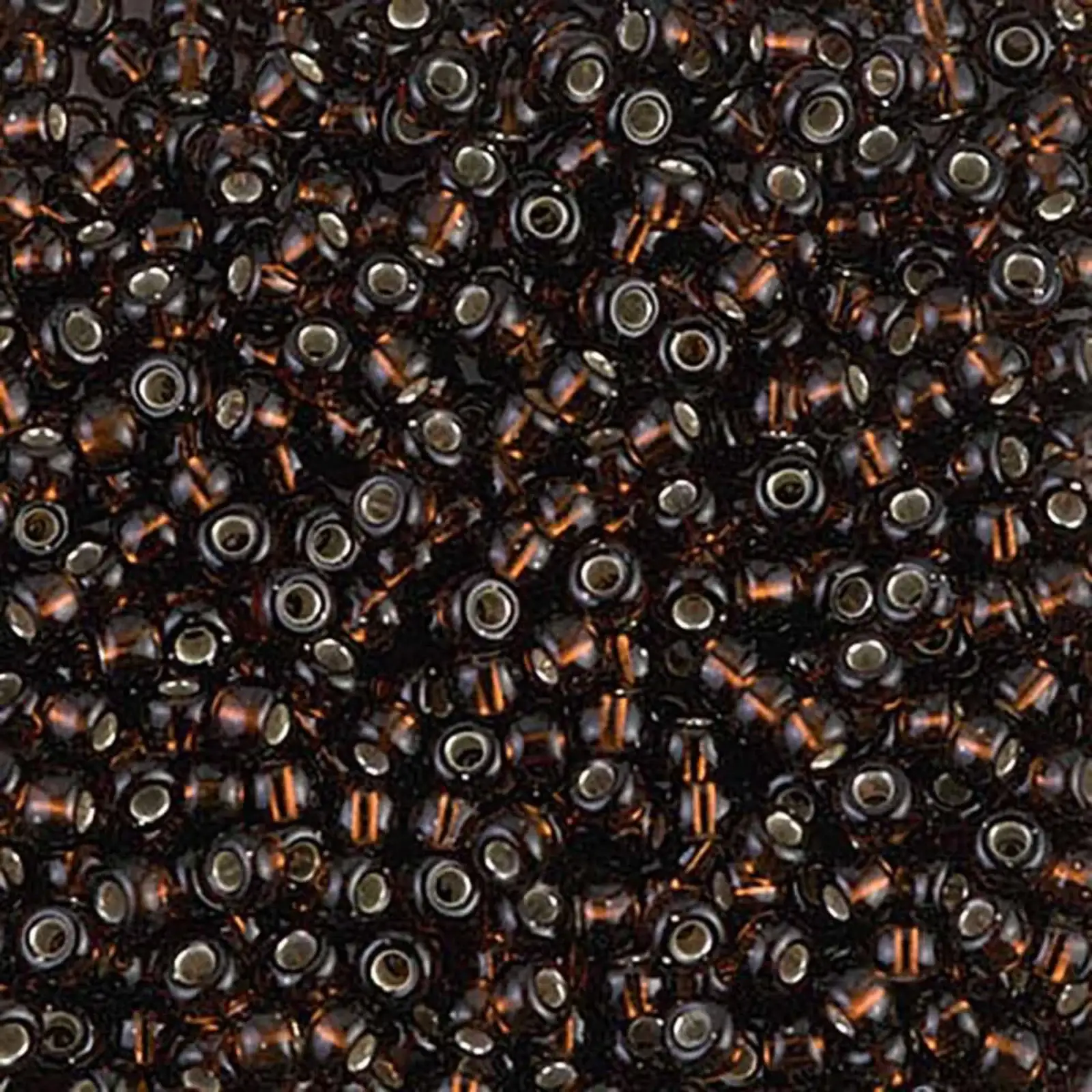 Miyuki 8/0 Seed Beads, 8-135S, Silver Lined Root Beer, 10g