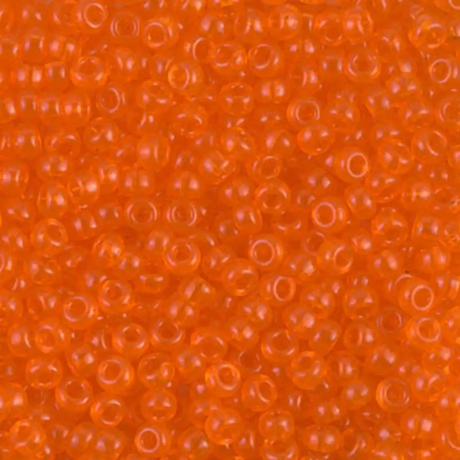 Miyuki 8/0 Seed Beads, 8-138, Transparent Orange 10g