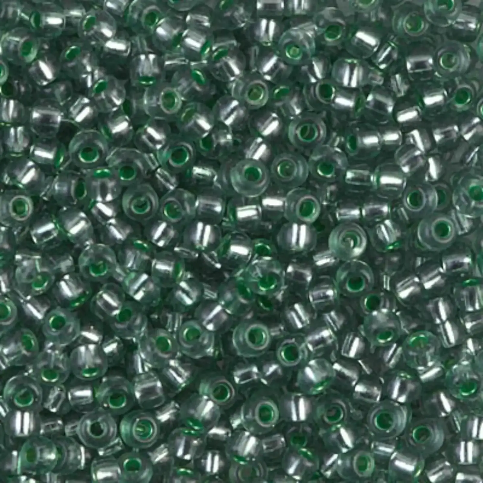 Miyuki 8/0 Seed Beads, 8-1456, Silver Lined Lichen, 10g