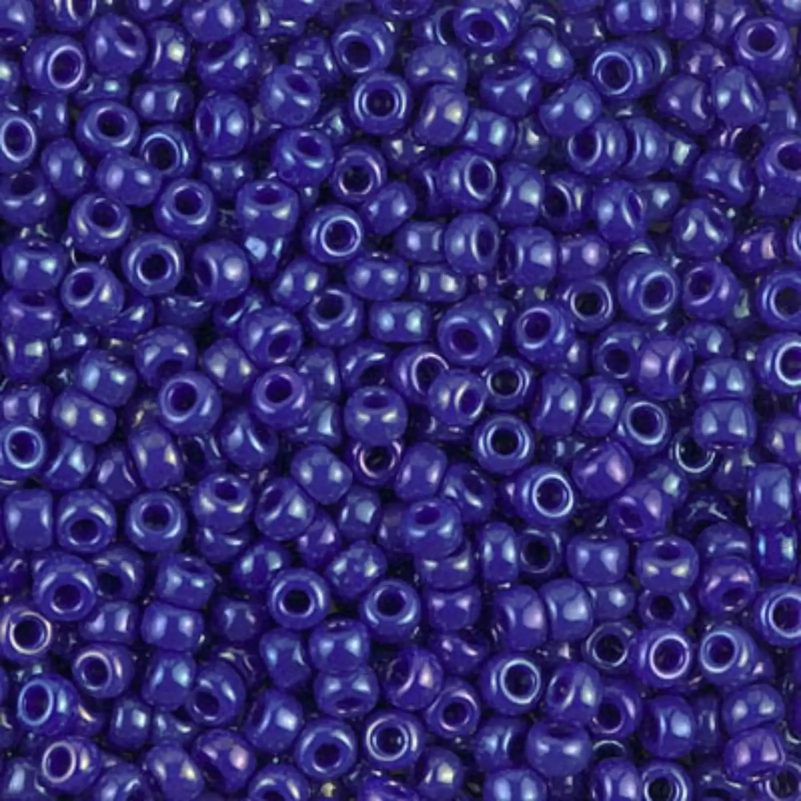 Miyuki 8/0 Seed Beads, 8-1945, Opaque Cobalt Blue Luster, 10g