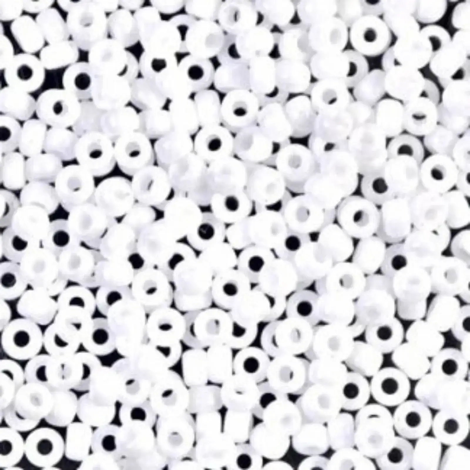 Miyuki 8/0 Seed Beads, 8-402, White Opaque, 10g