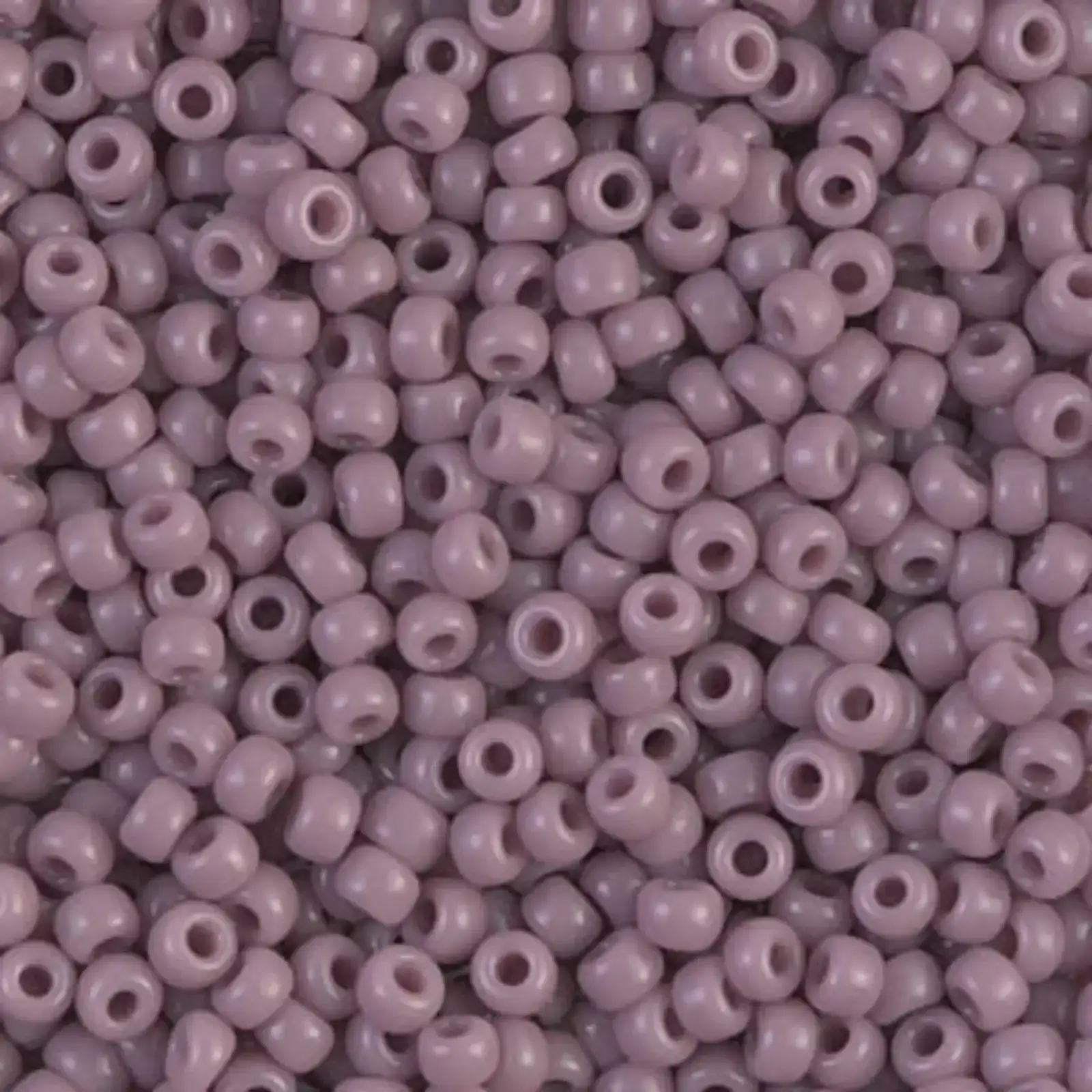 Miyuki 8/0 Seed Beads, 8-410, Opaque Mauve, 10g