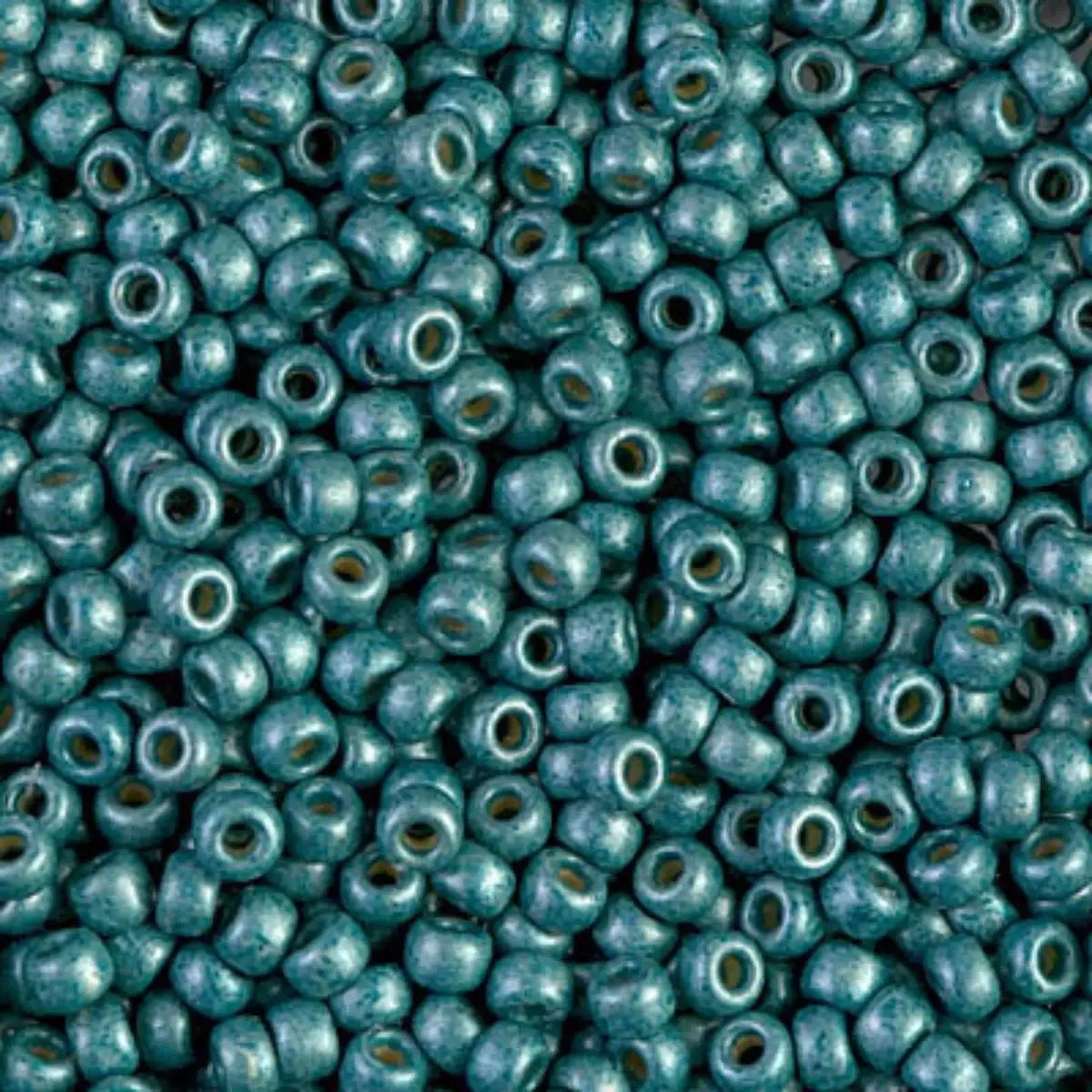 Miyuki 8/0 Seed Beads, 8-4217F, Duracoat Matte Galvanized Seafoam, 10g