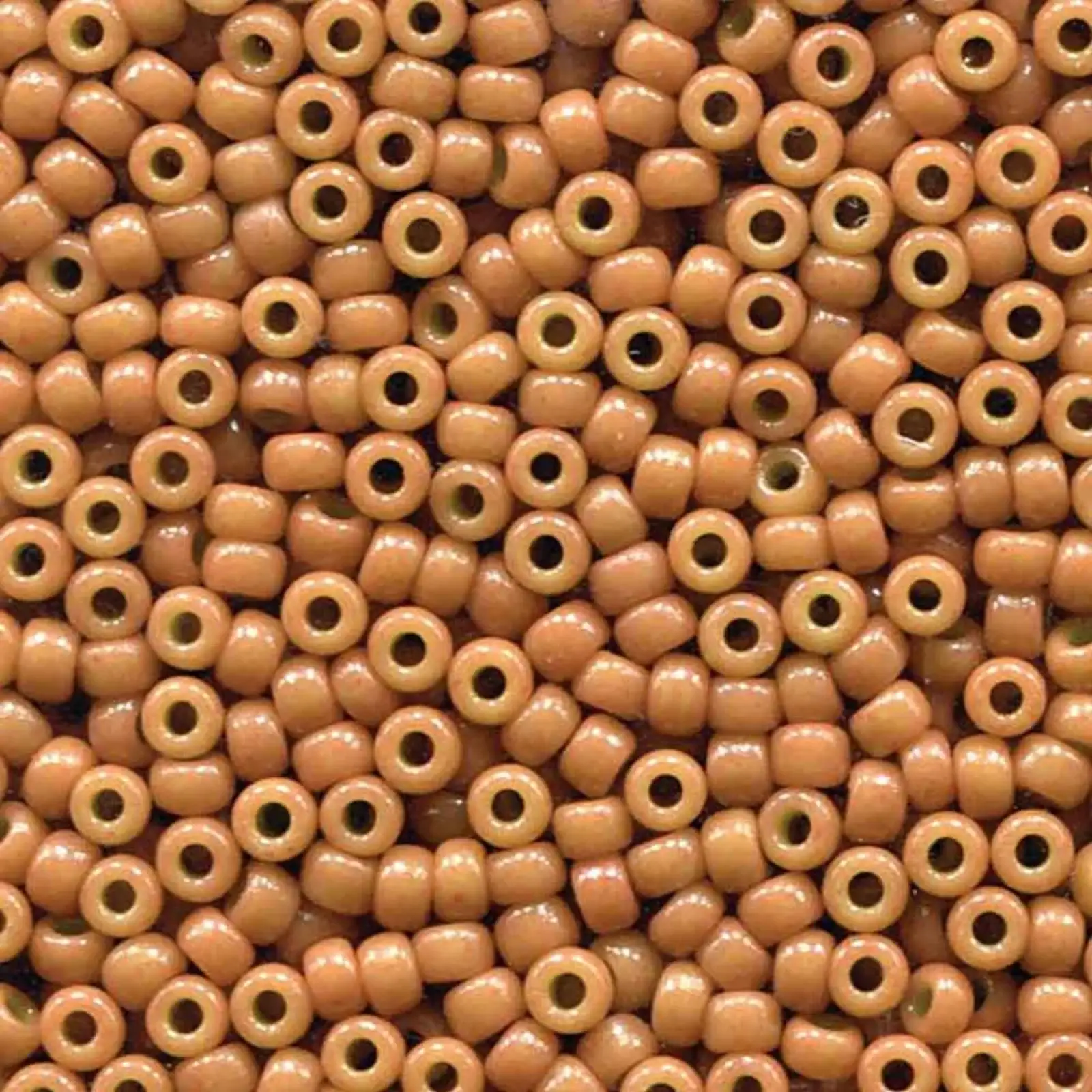 Miyuki 8/0 Seed Beads, 8-4457, Duracoat Opaque Creamy Coral, 10g