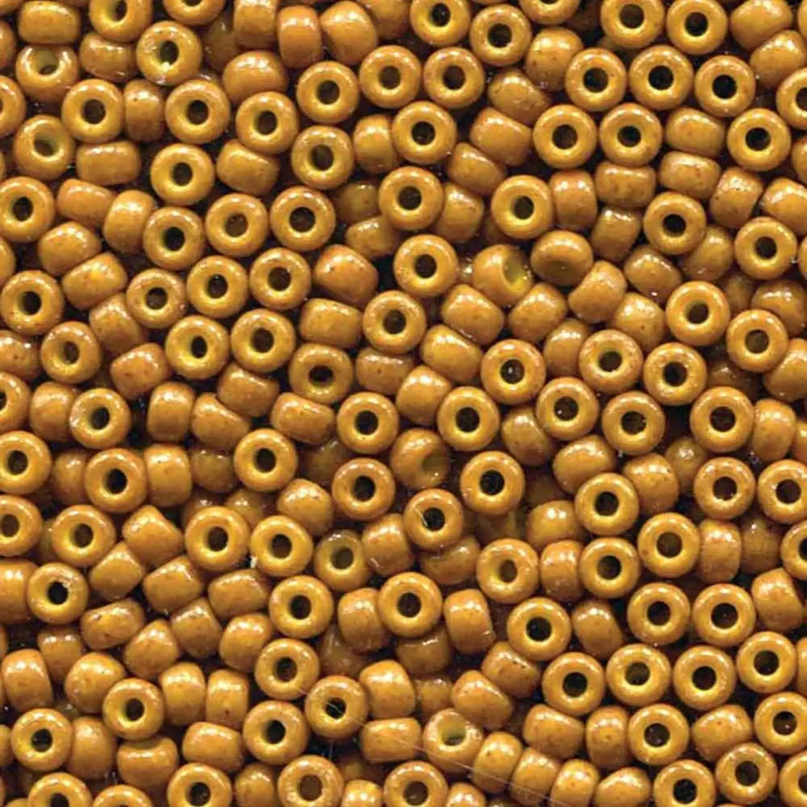 Miyuki 8/0 Seed Beads, 8-4460, Duracoat Opaque Yellow Olive, 10g