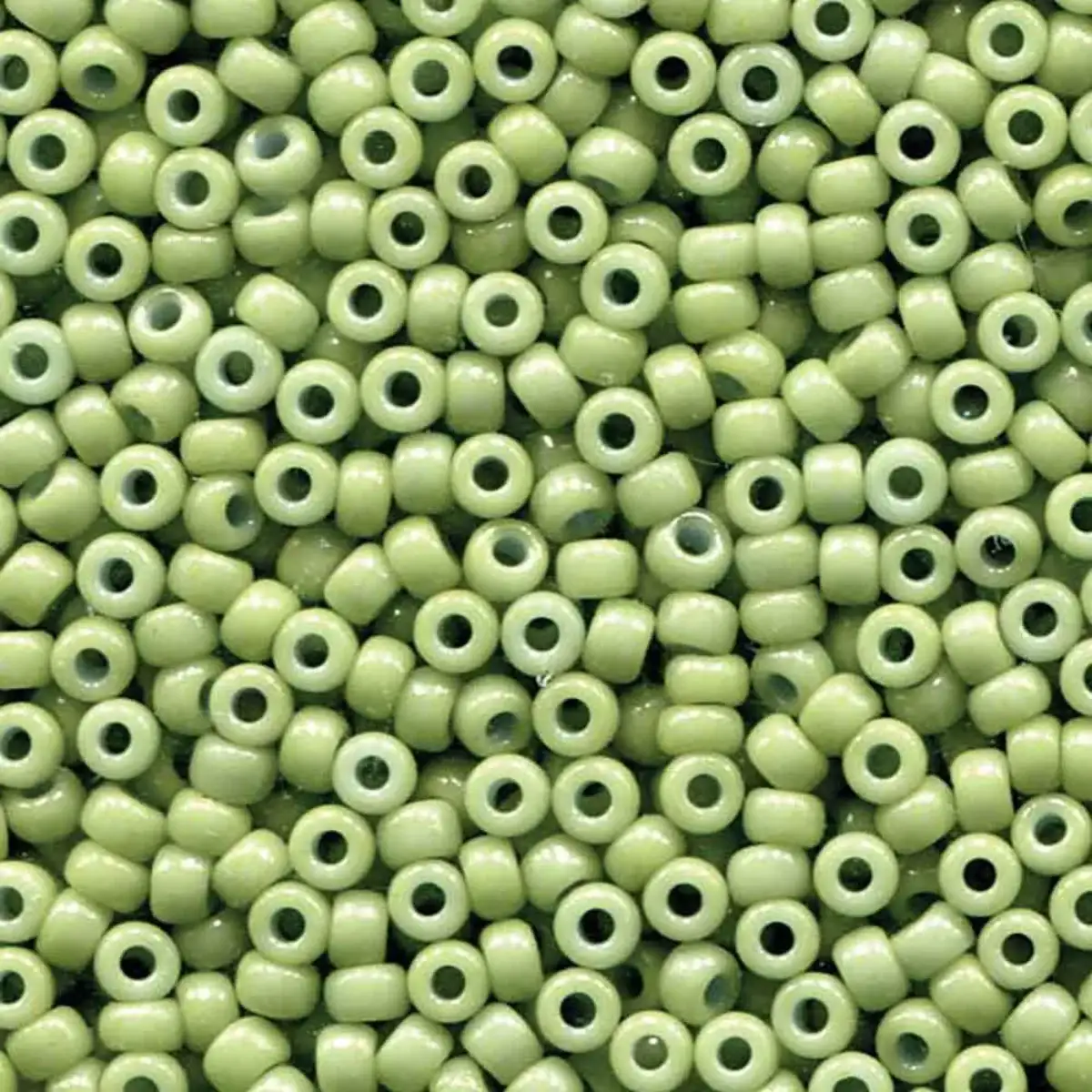 Miyuki 8/0 Seed Beads, 8-4473, Duracoat Opaque Spring Green, 10g