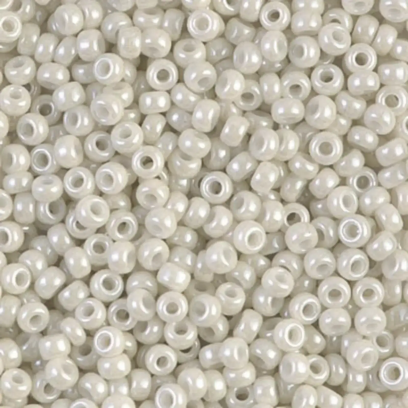 Miyuki 8/0 Seed Beads, 8-600, Limestone Luster, 10g