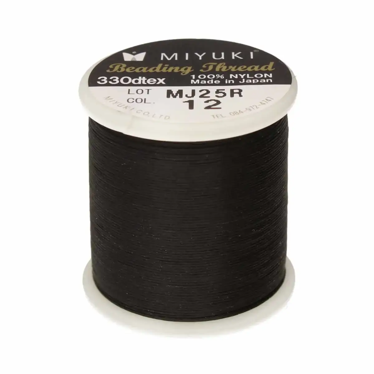 Miyuki Beading Thread, 55 Yards, Black