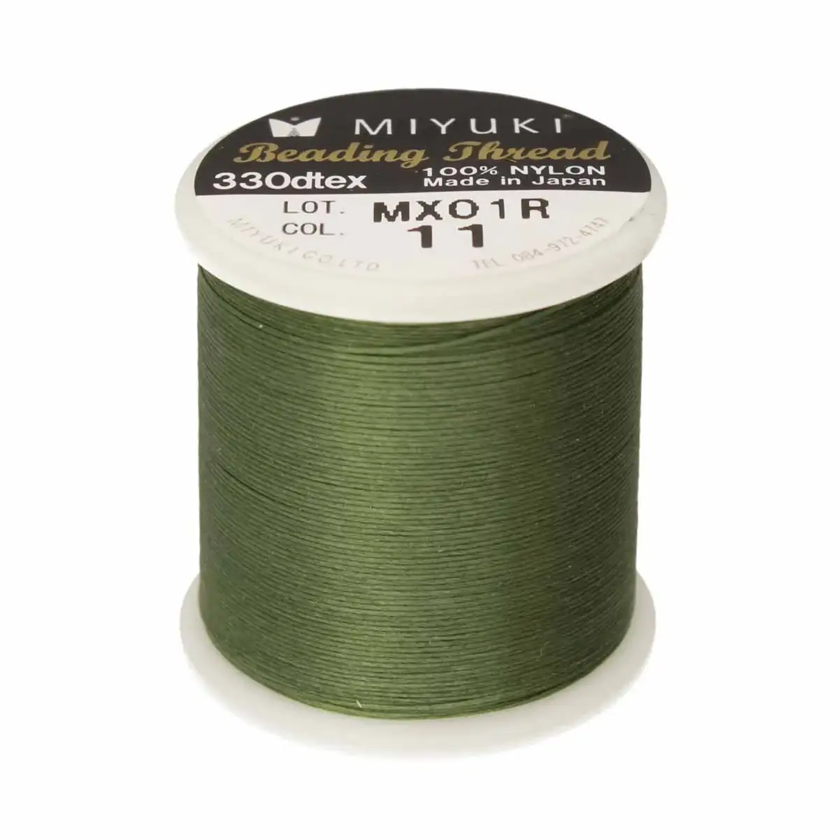 Miyuki Beading Thread, 55 Yards, Green