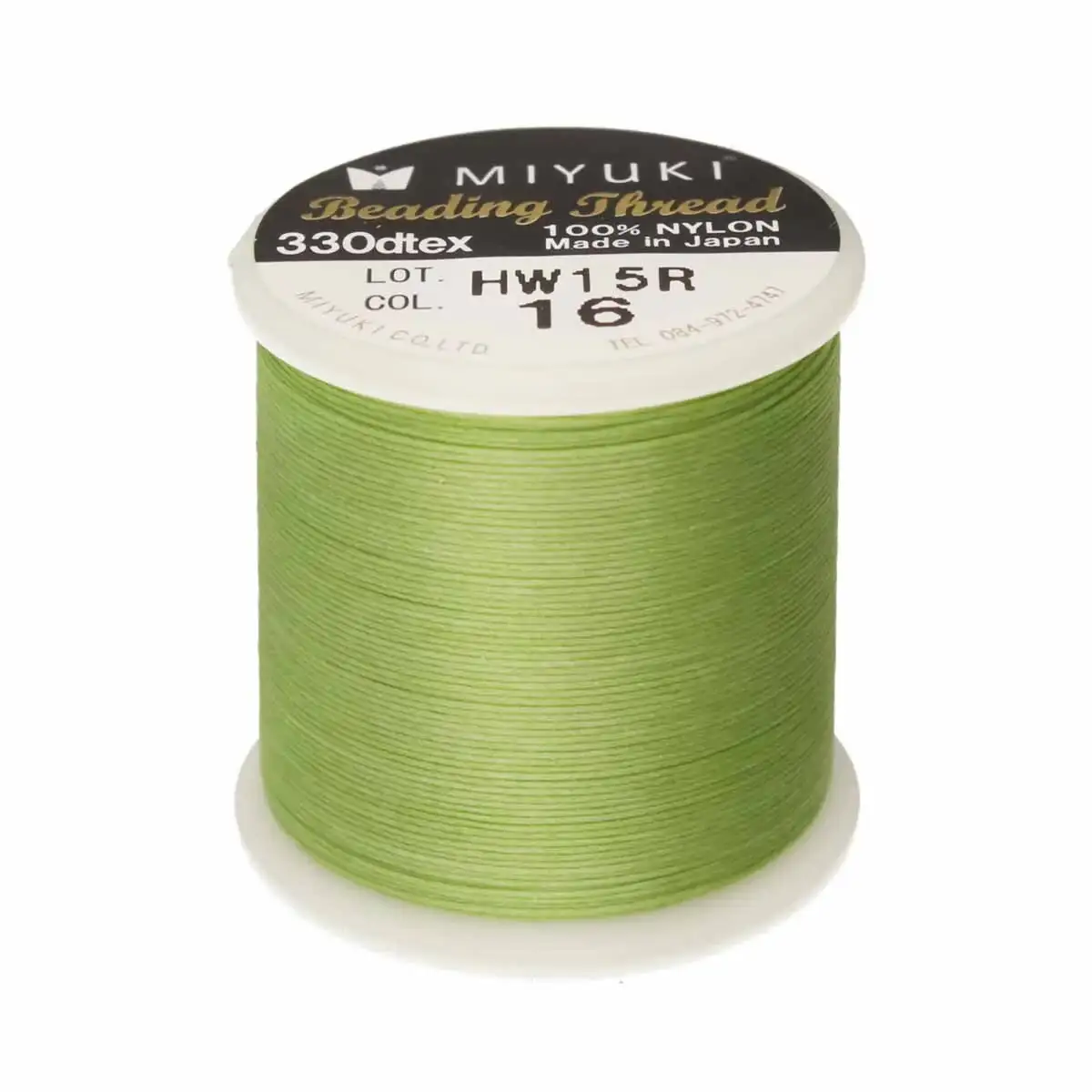 Miyuki Beading Thread, 55 Yards, Peridot