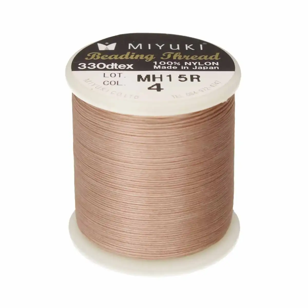 Miyuki Beading Thread, 55 Yards, Blush