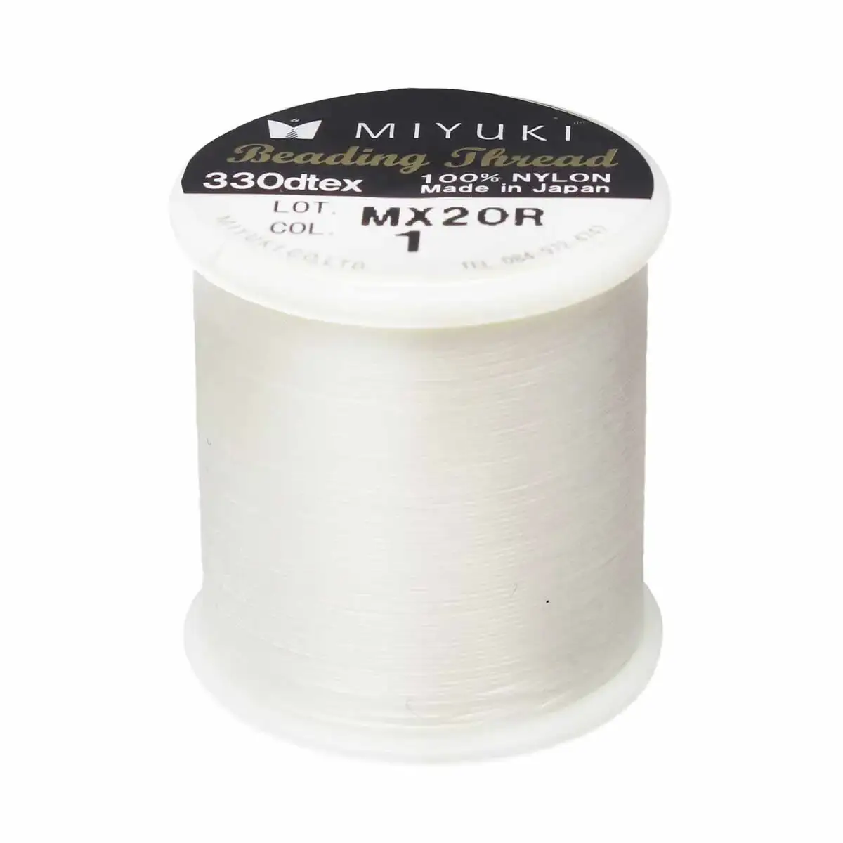 Miyuki Beading Thread, 55 Yards, White