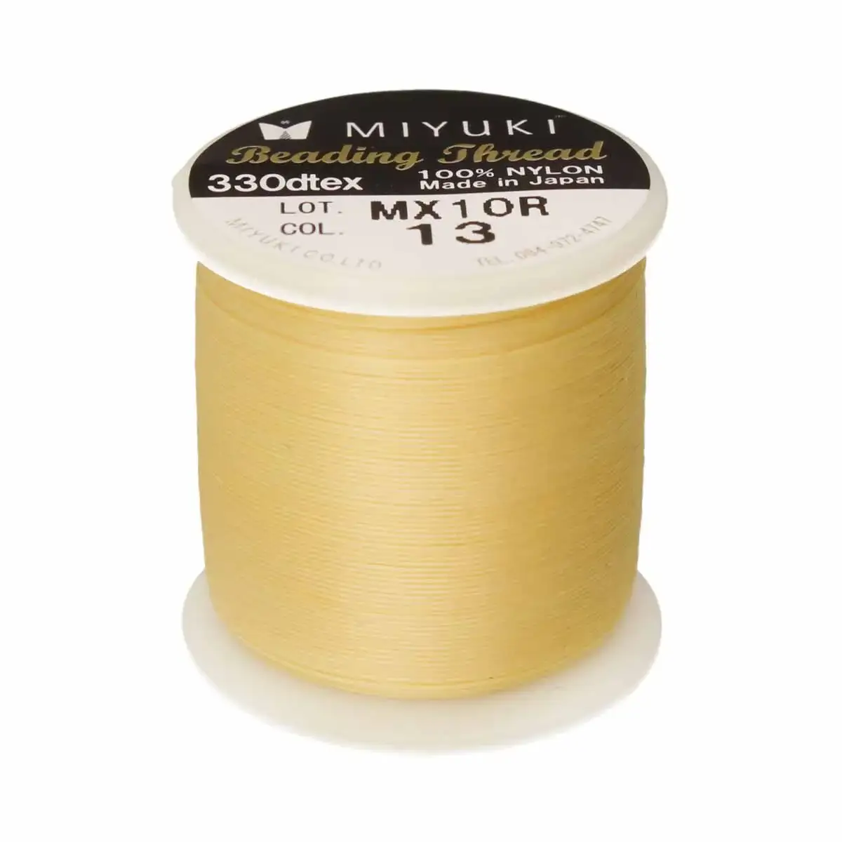 Miyuki Beading Thread, 55 Yards, Yellow