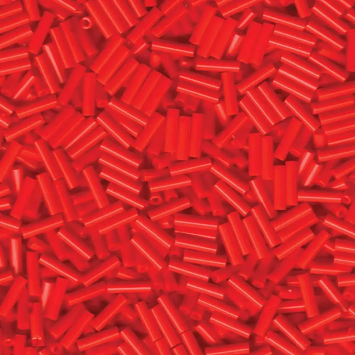 Miyuki Bugles #2 Size, 6mm, BGL2-408, Opaque Red, 10g