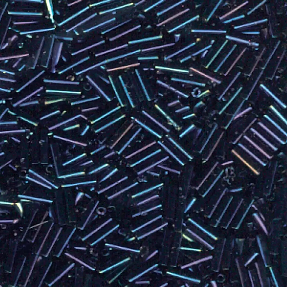 Miyuki Bugles #2 Size, 6mm, BGL2-452, Metallic Blue Iris, 10g