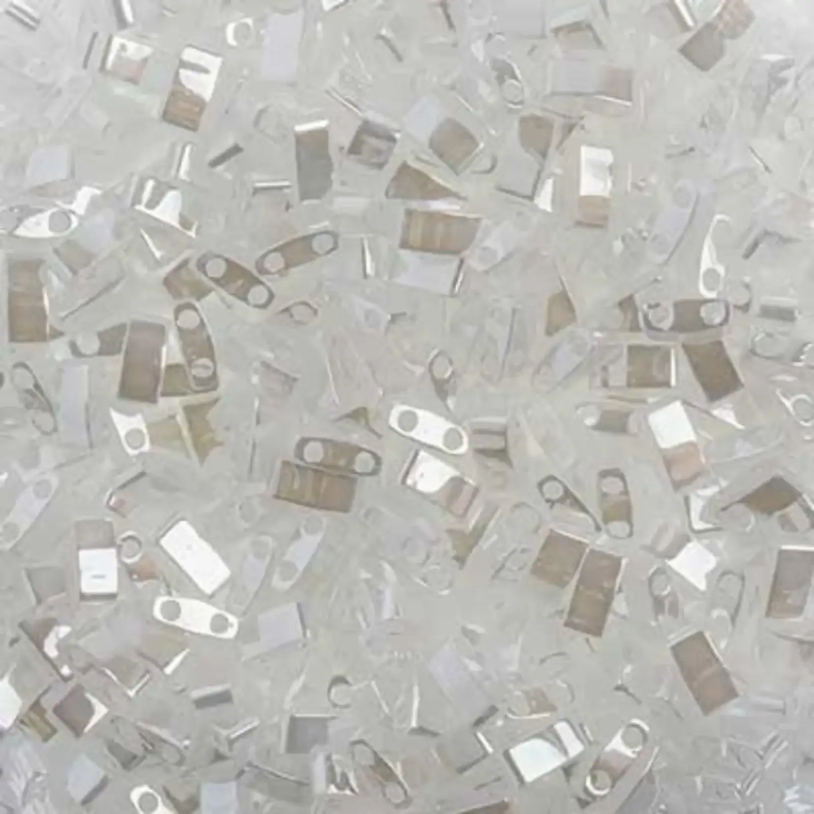 Miyuki Half Tila Beads, HTL-511, Crystal Ceylon 5g DISCONTINUED
