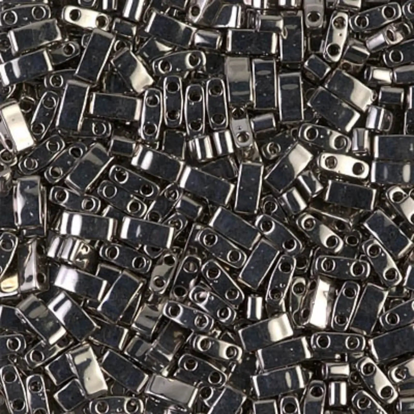Miyuki Half Tila Beads, HTL-190, Nickel Plated 5g