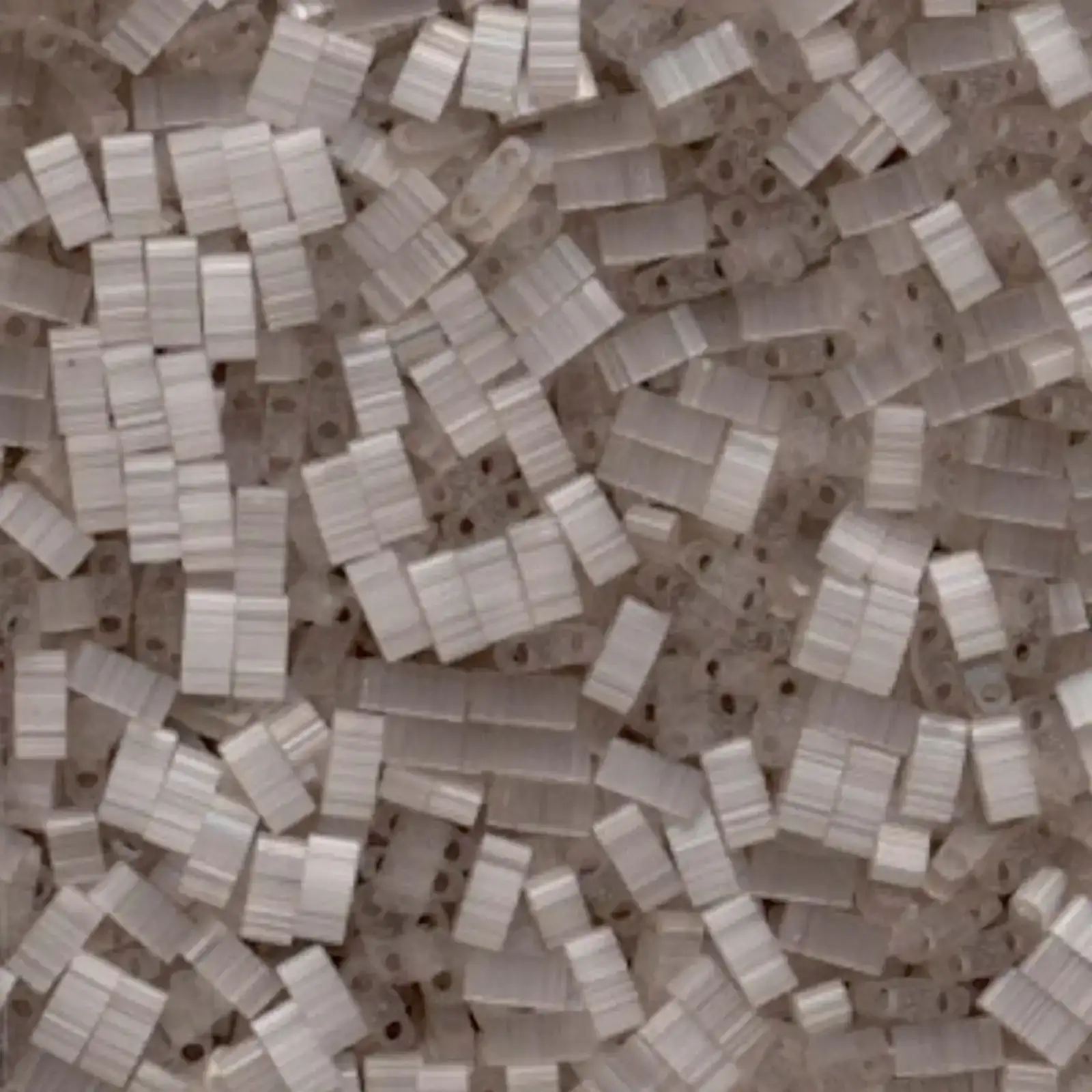 Miyuki Half Tila Beads, HTL-2553, Pale Light Lilac Silk Satin 5g