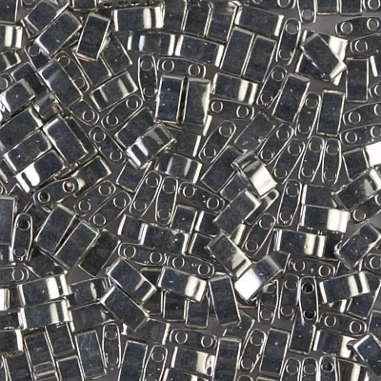 Miyuki Half Tila Beads, HTL-194, Palladium Plated 5g