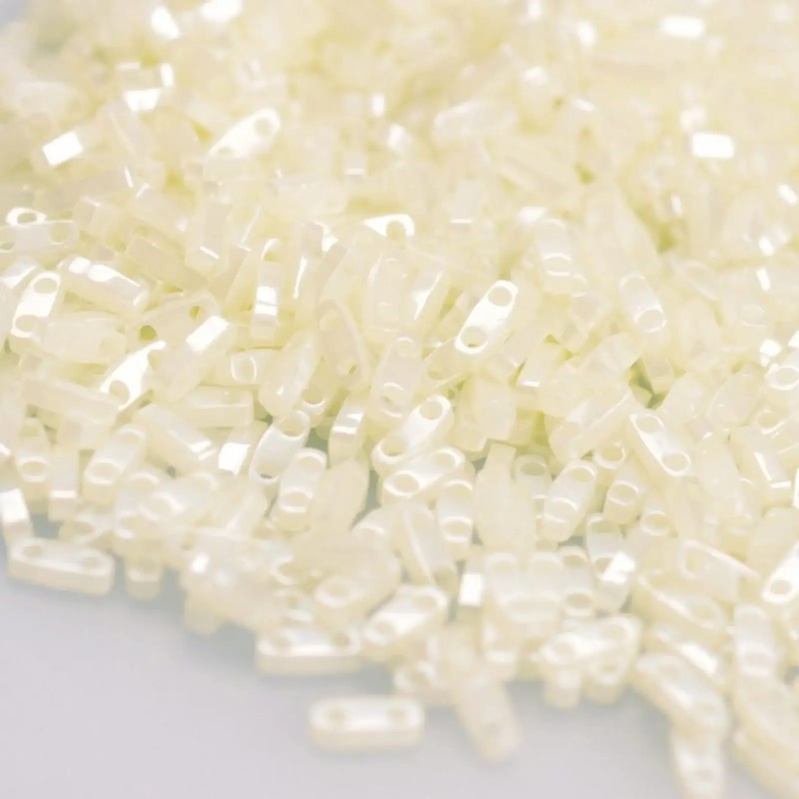 Miyuki Quarter Tila Beads, QTL-513, Butter Cream Ceylon, 5g