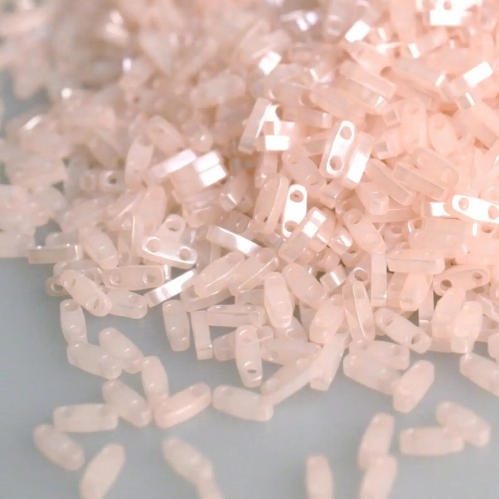 Miyuki Quarter Tila Beads, QTL-519, Pink Pearl Ceylon, 5g