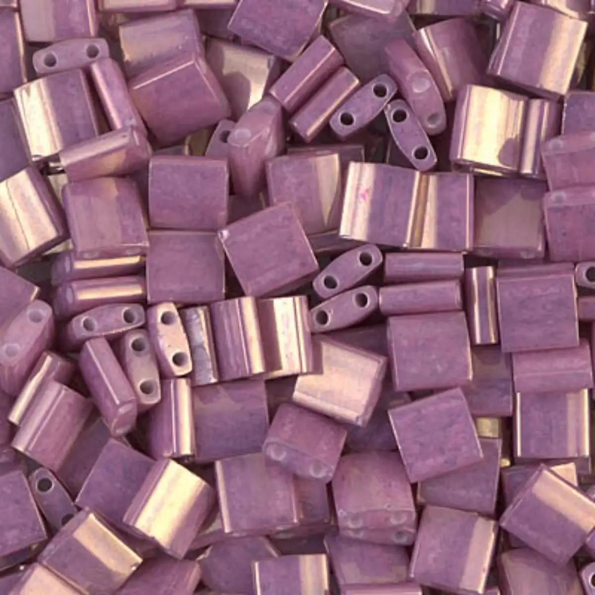 Miyuki Tila Beads, TL-1867, Opaque Dark Orchid Luster, 5g