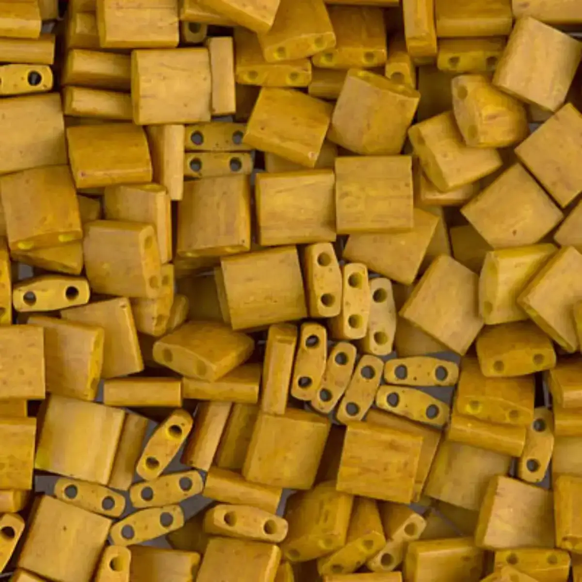 Miyuki Tila Beads, TL-2312, Matte Mustard, 5g