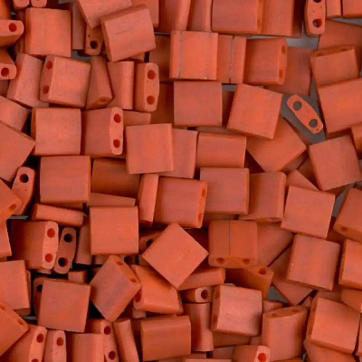 Miyuki Tila Beads, TL-2315, Matte Burnt Sienna, 5g