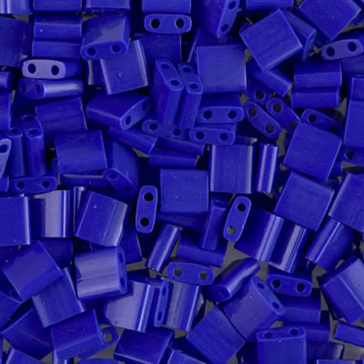 Miyuki Tila Beads, TL-414, Opaque Cobalt, 5g
