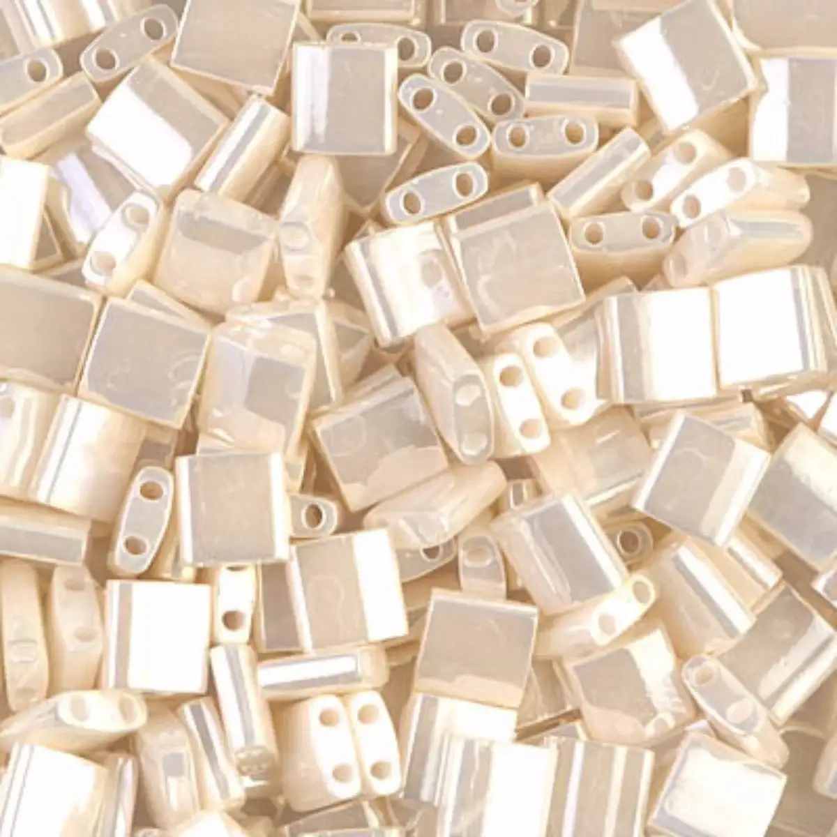 Miyuki Tila Beads, TL-592, Antique Ivory Pearl Ceylon, 5g
