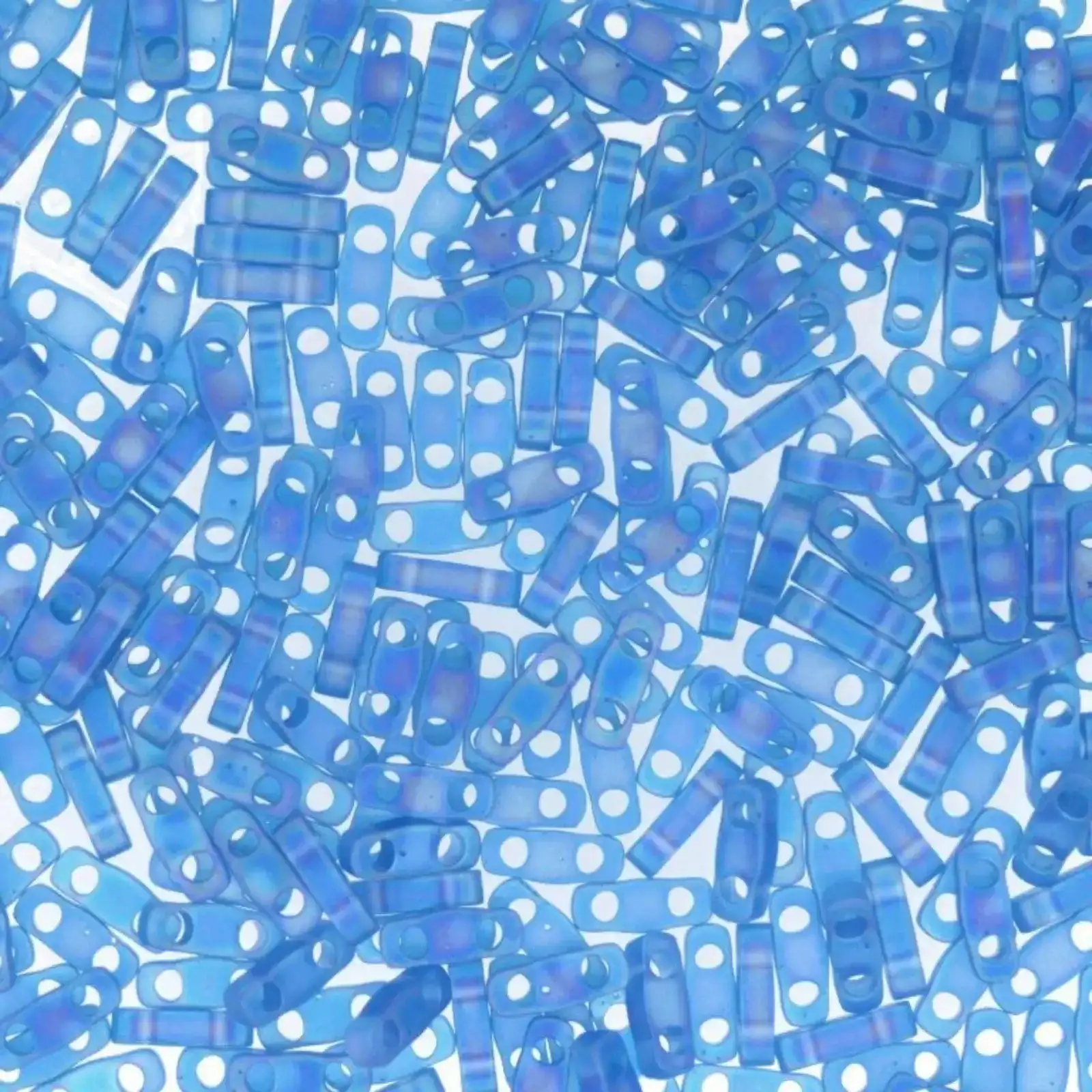 Miyuki Quarter Tila Beads, QTL-149FR, Capri Blue Transparent Matte AB, 5g