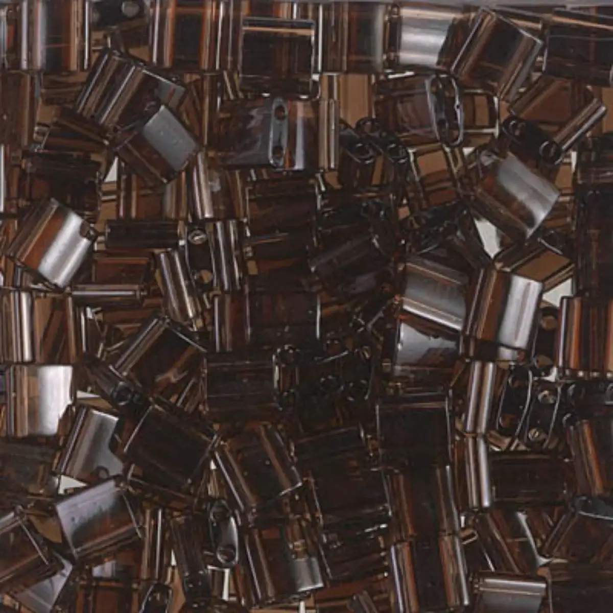 Miyuki Tila Beads, TL-135, Transparent Root Beer, 5g