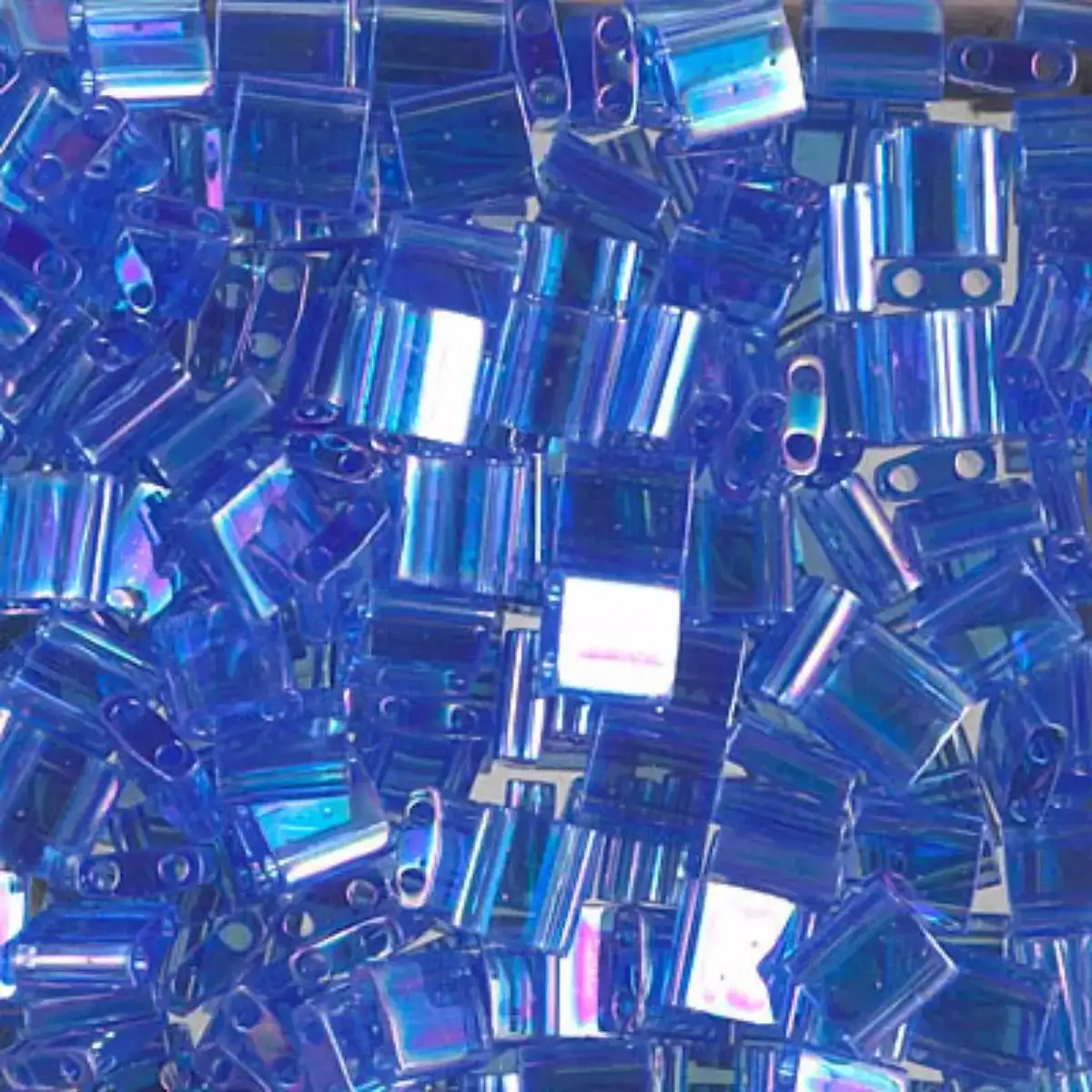 Miyuki Tila Beads, TL-261, Transparent Sapphire AB, 5g