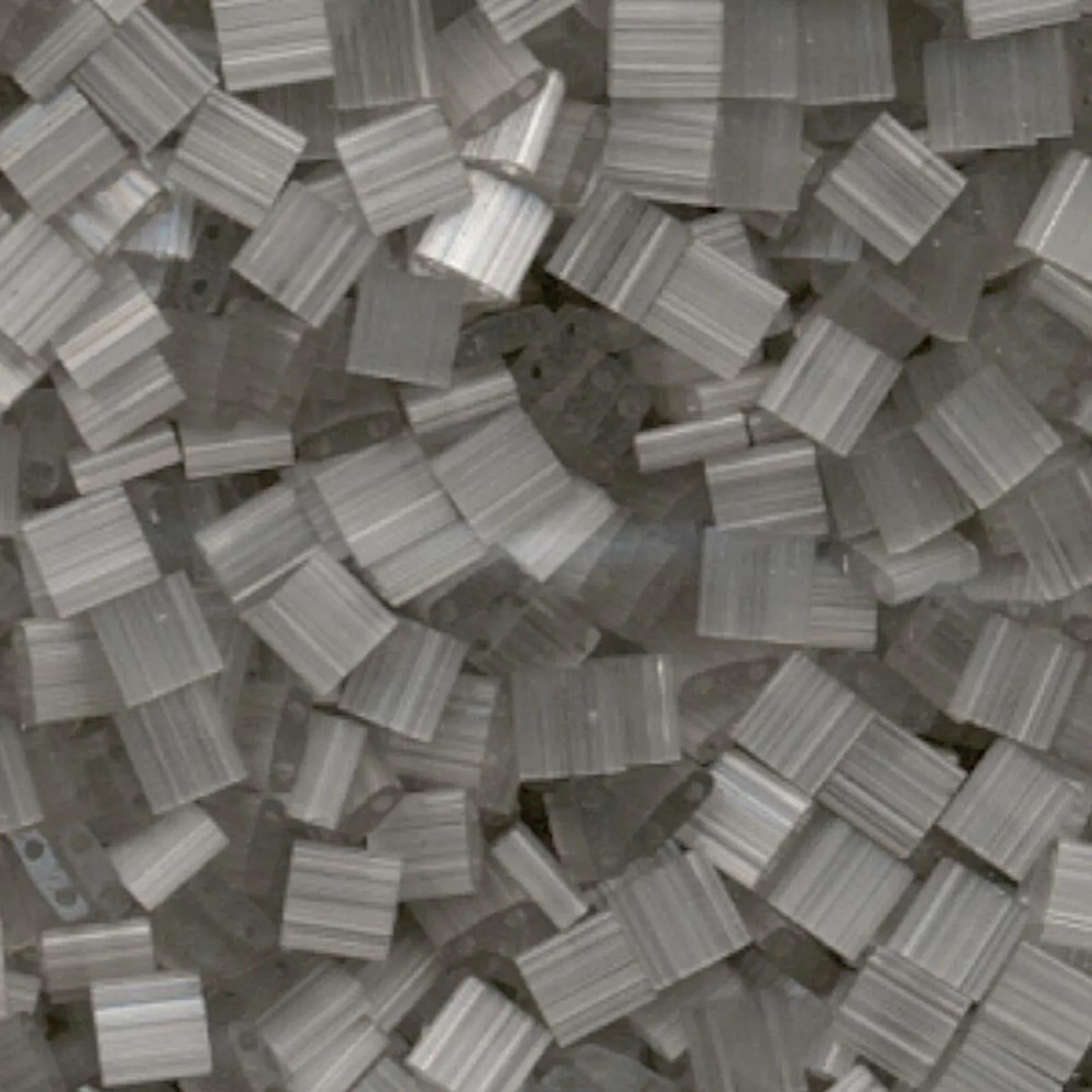 Miyuki Tila Beads, TL-2598, Silk Pale Grey, 5g