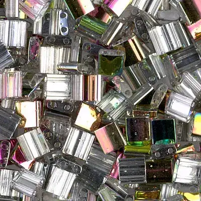 Miyuki Tila Beads, TL-4552, Crystal Vitrail, 5g