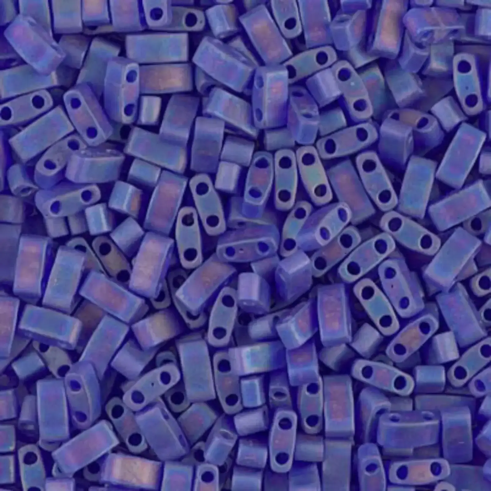 Miyuki Half Tila Beads, HTL-151FR, Cobalt Transparent Matte AB 5g