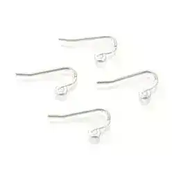Monaco 2, 304 Stainless Steel Earring Wires, 2 or 5 Pair - Image 4