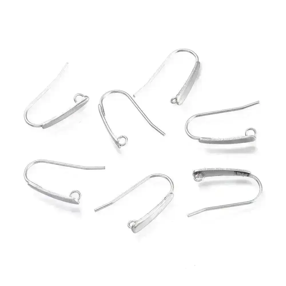 Monaco 6, 304 Stainless Steel Elegant Earring Wires in 4 Finishes - Image 9