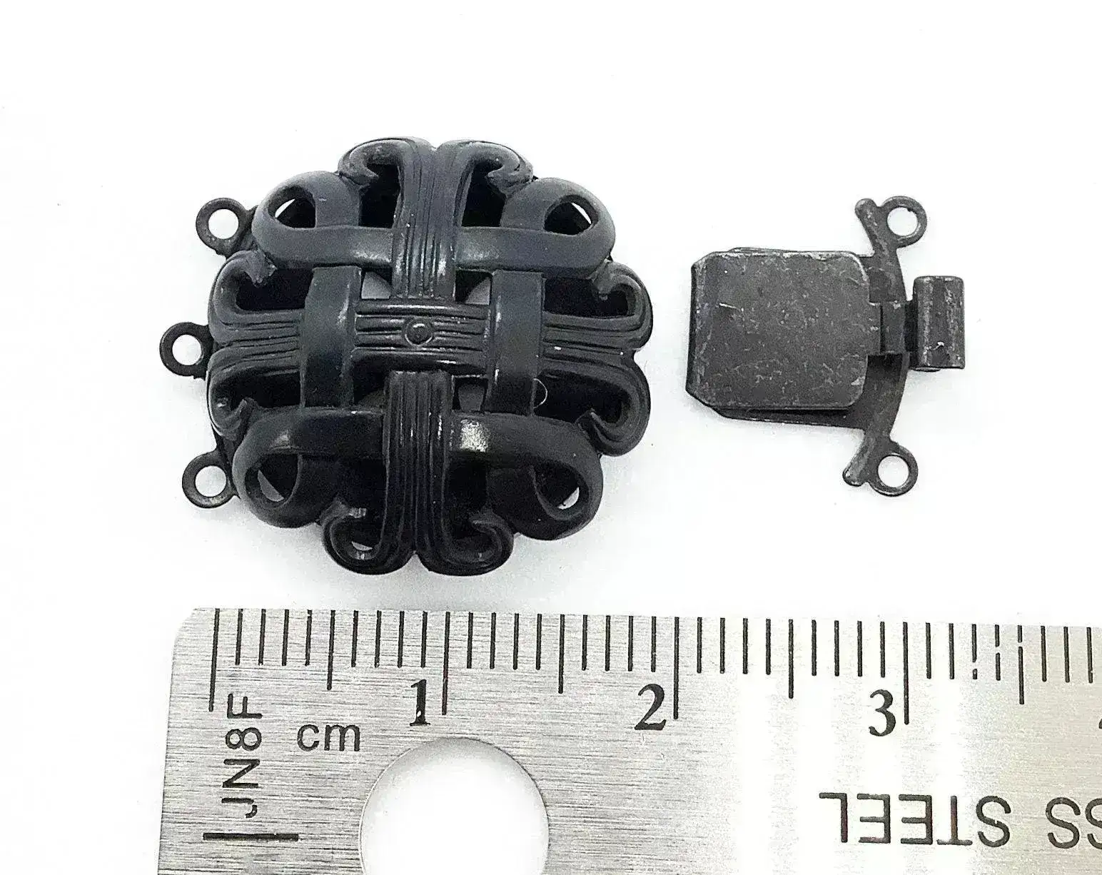Claspgarten Moorish, 1 or 3-Strand Box Clasp, 2 Finishes - Image 4