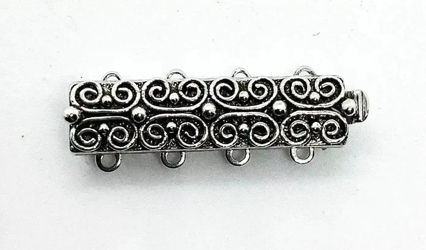 Moroccan, 4-Strand Clasp, 4 Finishes