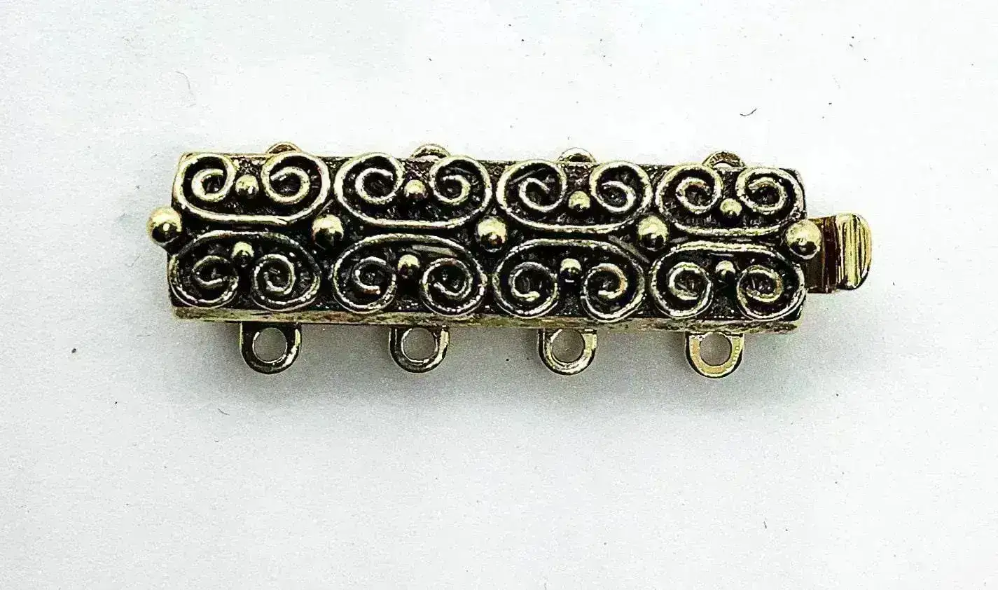 Moroccan, 4-Strand Clasp, 4 Finishes - Image 2