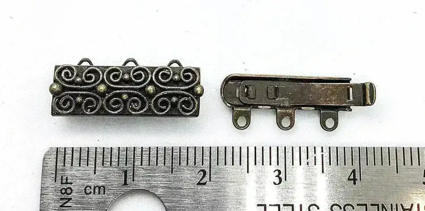 Claspgarten Moroccan, 3-Strand Clasp, 5 Finishes - Image 6