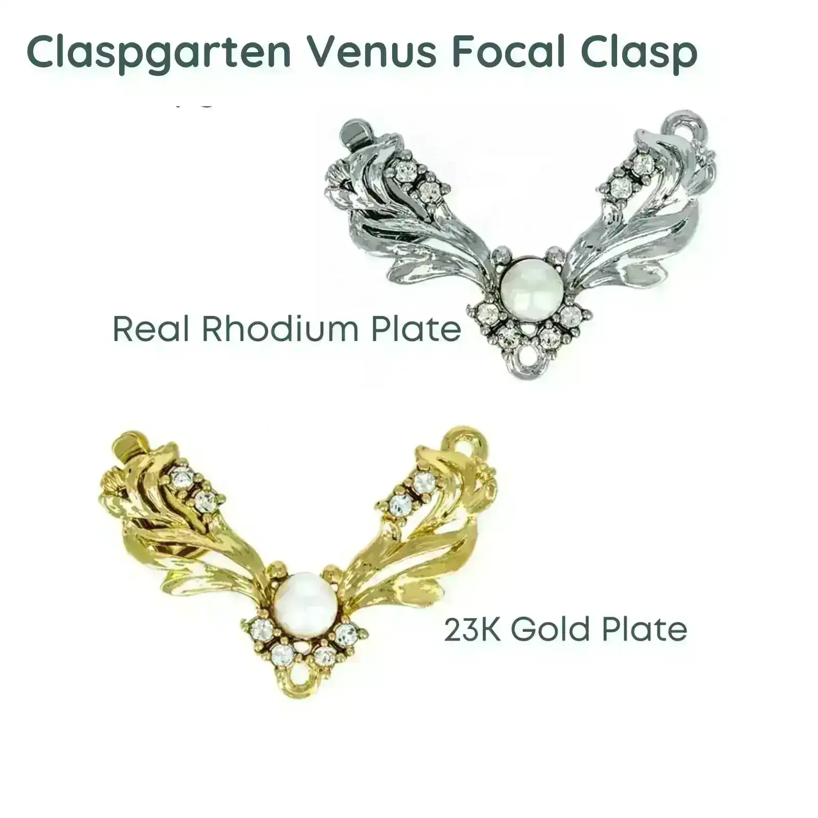 Claspgarten Venus, 1-Strand Focal Box Clasp