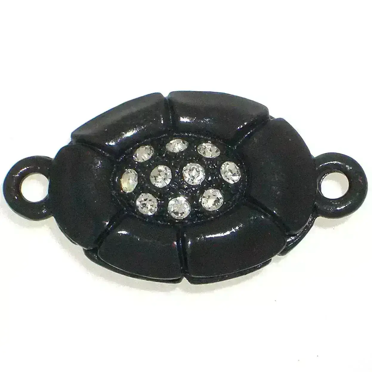Claspgarrten Nestle, 1-Strand Magnetic Clasp, 2 Finishes - Image 2